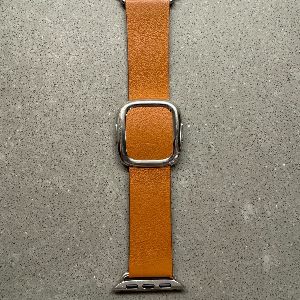 Leather Apple Watch Band with Silver Buckle - 40mm, size small - NWOT